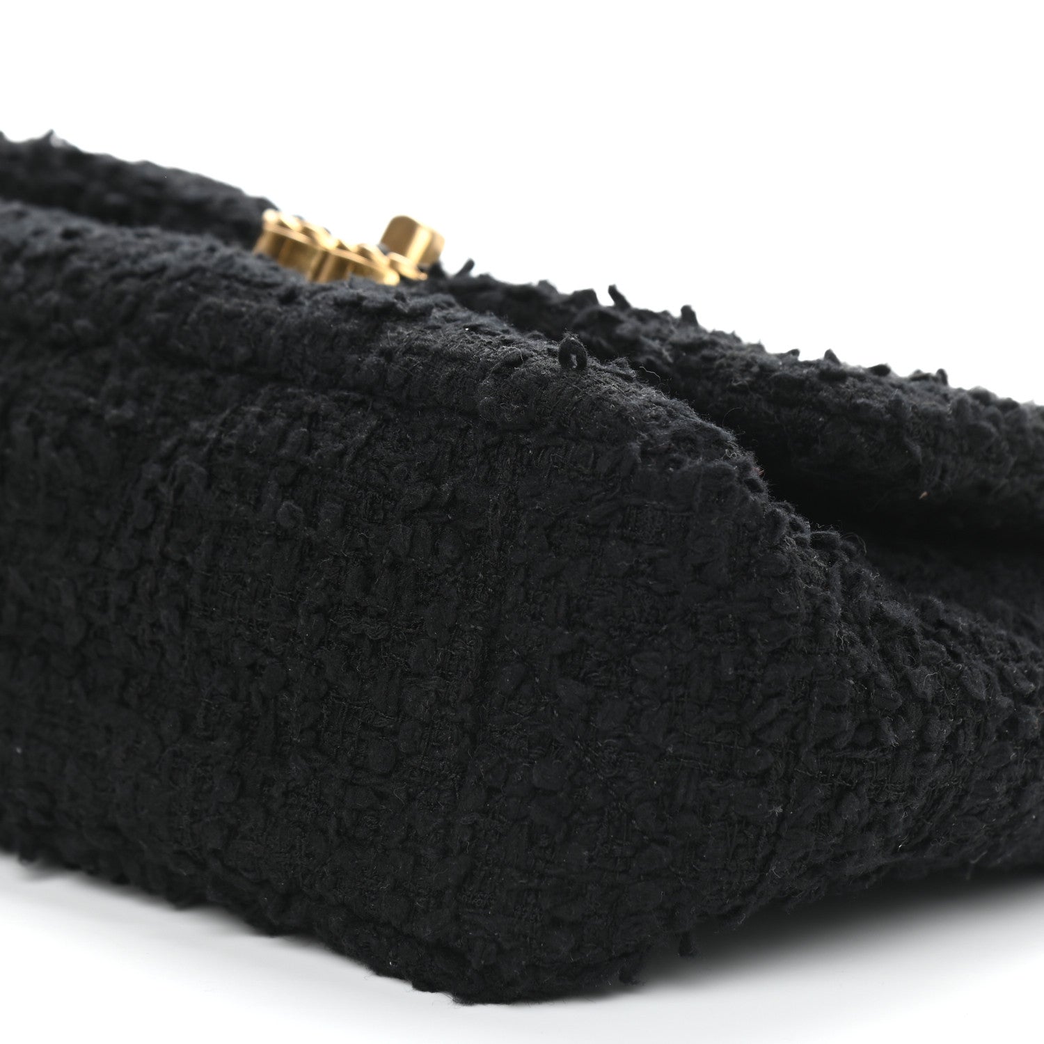 Chanel Tweed Quilted Medium Chanel 19 Flap Black 9 of 9