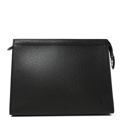 Louis Vuitton Taiga Pochette Voyage MM Black 1 of 8