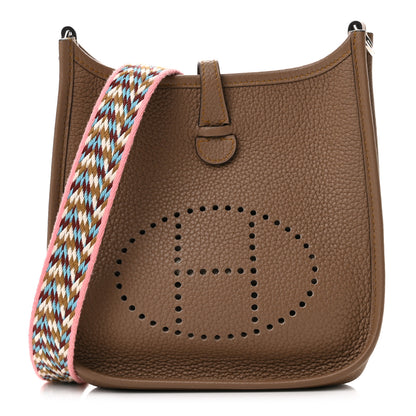 Hermes Taurillon Maurice Zigzag Evelyne TPM Beige Weimar 1 of 9