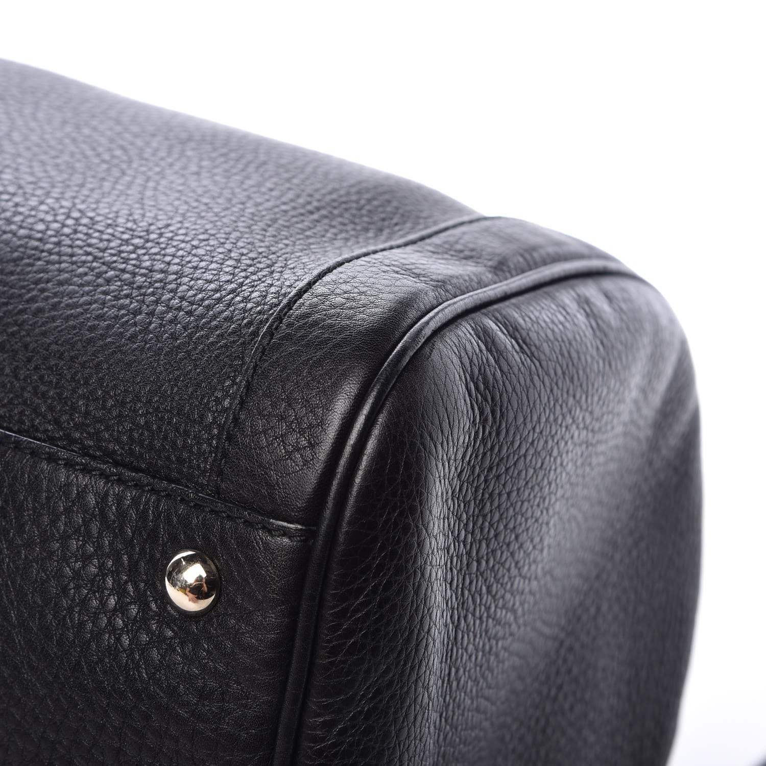 Gucci Pebbled Calfskin Medium Soho Boston Black 13 of 16