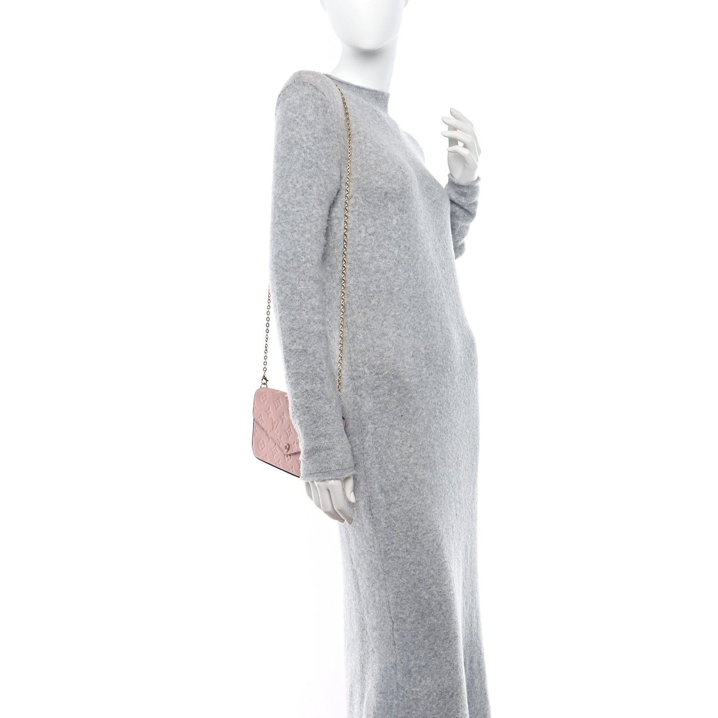 Empreinte Pochette Felicie Chain Wallet Rose Poudre