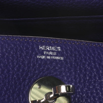 Hermes Taurillon Clemence Lindy 26 Iris 6 of 8