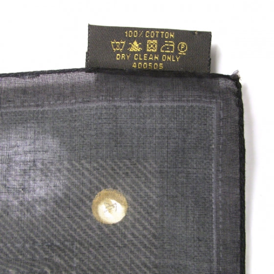 Louis Vuitton Cotton Monogram New Denim Bandana Noir 4 of 4