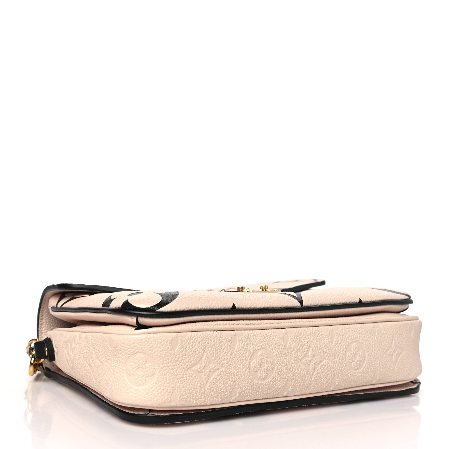 Louis Vuitton Empreinte Monogram Giant Crafty Pochette Metis Creme Black 4 of 10