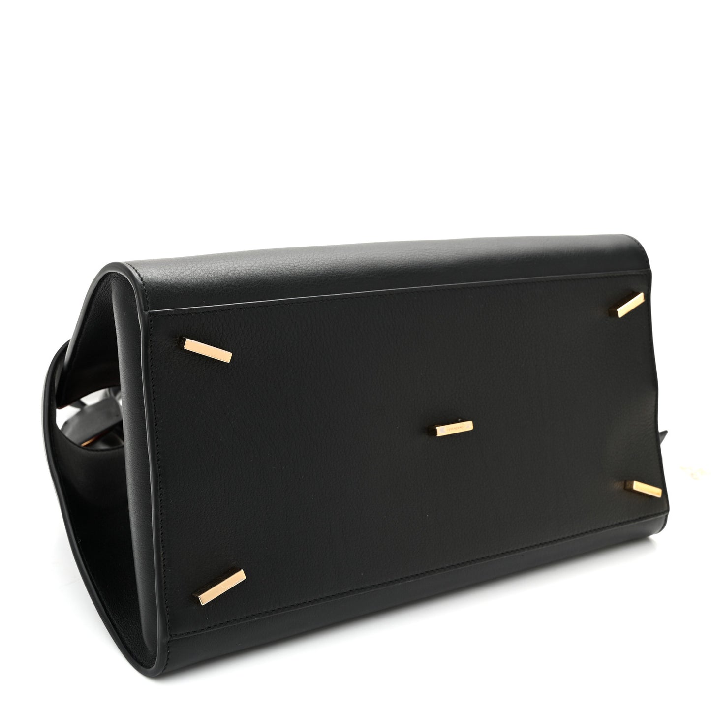 Calfskin Small Hug Bag Black