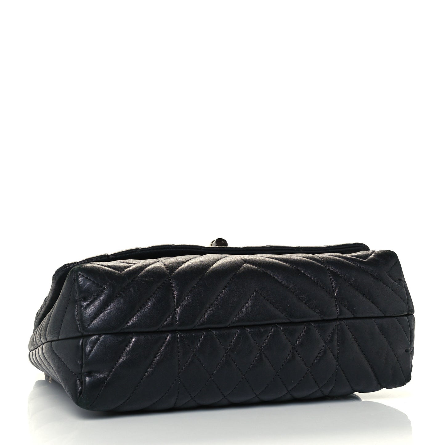 Calfskin Quilted Medium Happy Shoulder Bag Black