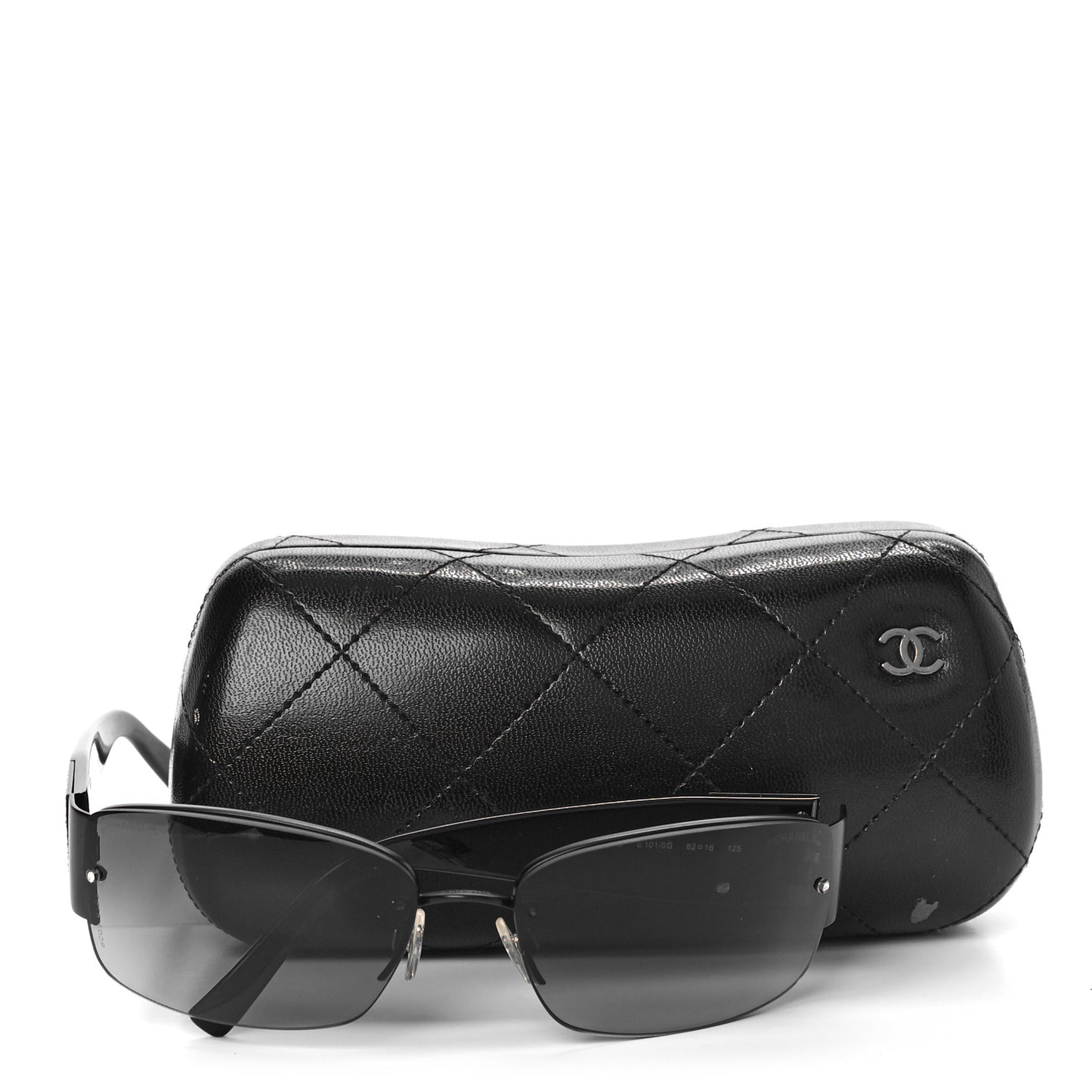 Crystal CC Sunglasses 4117-B Black