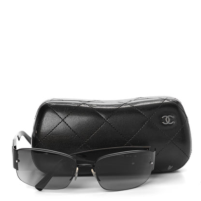 Chanel Crystal CC Sunglasses 4117-B Black 7 of 7