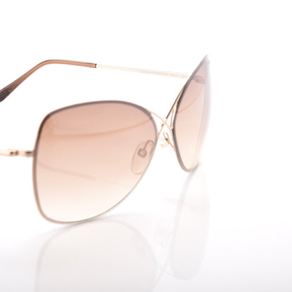 Tom Ford Colette Butterfly Sunglasses TF250 Rose Gold 5 of 7