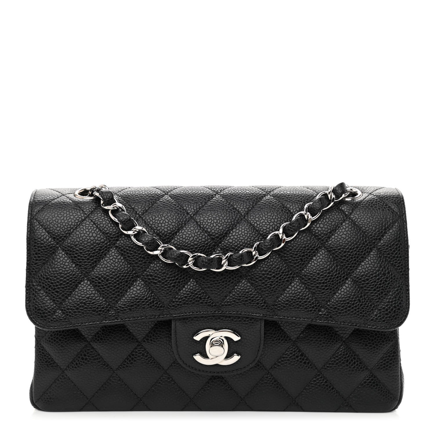 Chanel Caviar Quilted Small Double Flap Black 1 of 10