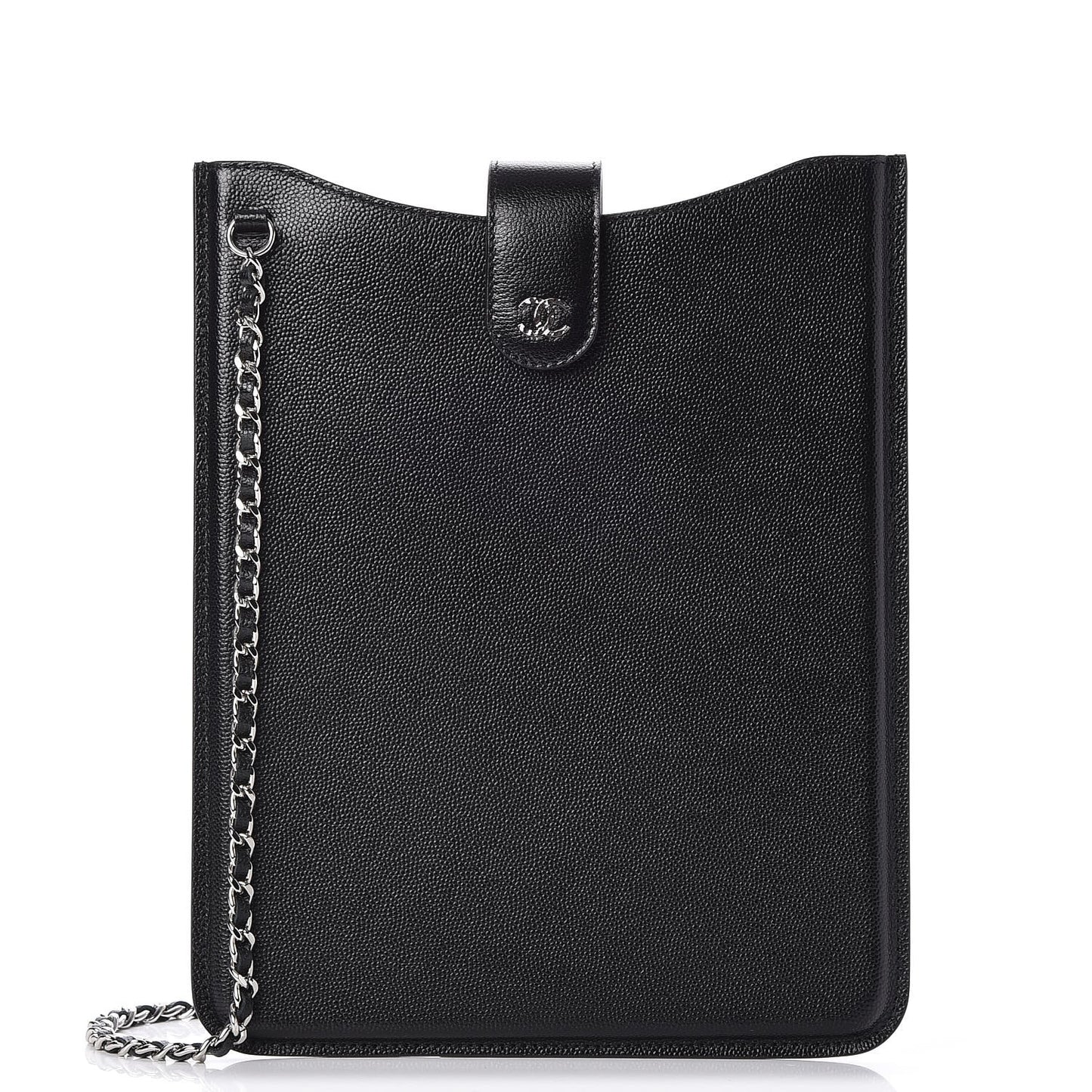 Caviar iPad Case Crossbody Black