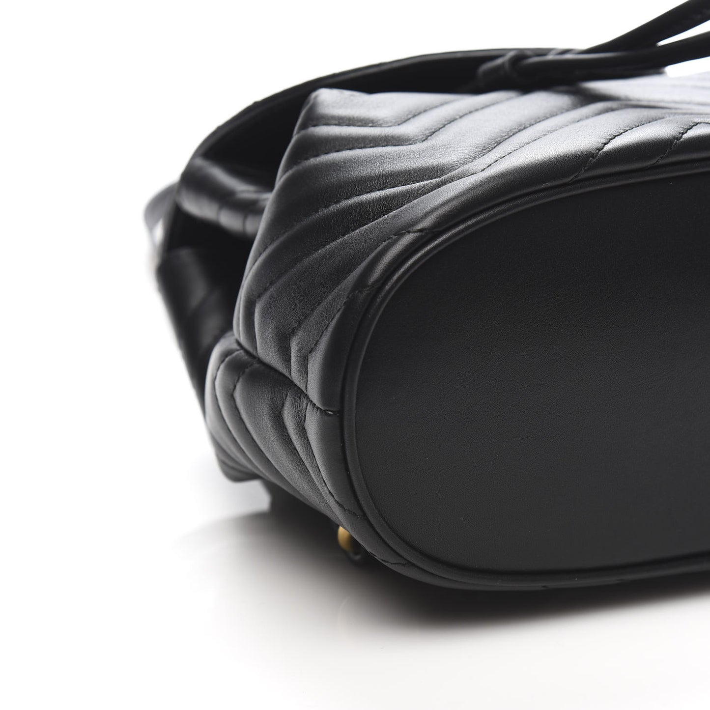 Calfskin Matelasse GG Marmont Flap Backpack Black