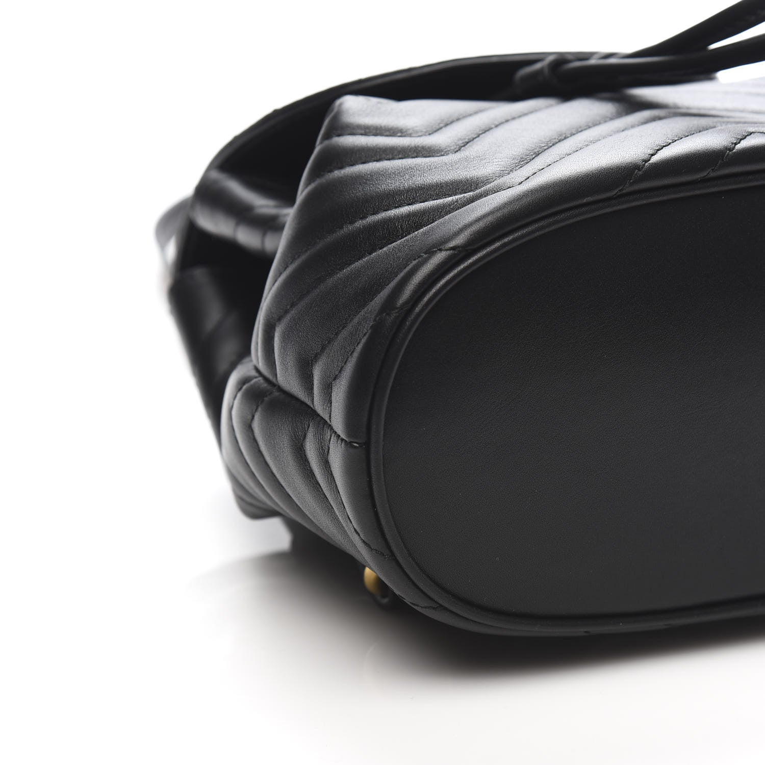 Gucci Calfskin Matelasse GG Marmont Flap Backpack Black 7 of 9