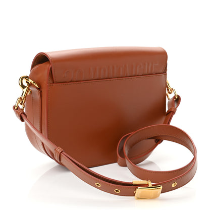 Christian Dior Box Calfskin Medium Bobby Flap Dark Tan 3 of 10