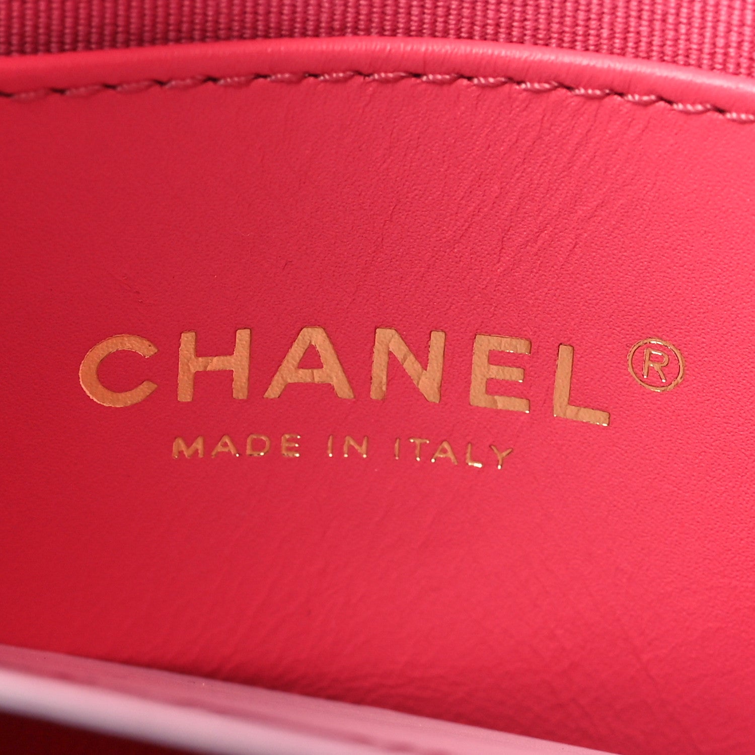 Chanel Lambskin Plexiglass Quilted Coco Love Mini Flap Pink 6 of 9