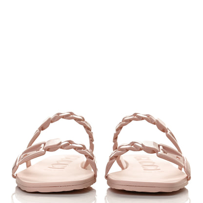 Gucci Rubber Womens Slide Sandals 37 Perfect Pink 2 of 10