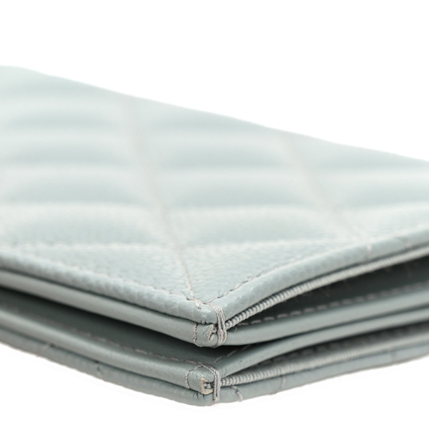 Chanel Caviar Quilted Passport Holder Blue 8 of 8