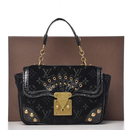 Louis Vuitton Monogram Velours Alligator Irvine Black 7 of 7
