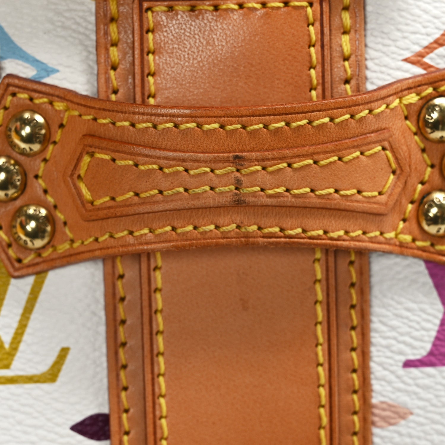 Louis Vuitton Monogram Multicolor Theda GM White 8 of 8