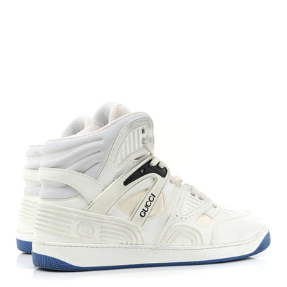 Gucci Demetra Mens Basket High Top Sneakers 9 Great White 5 of 14