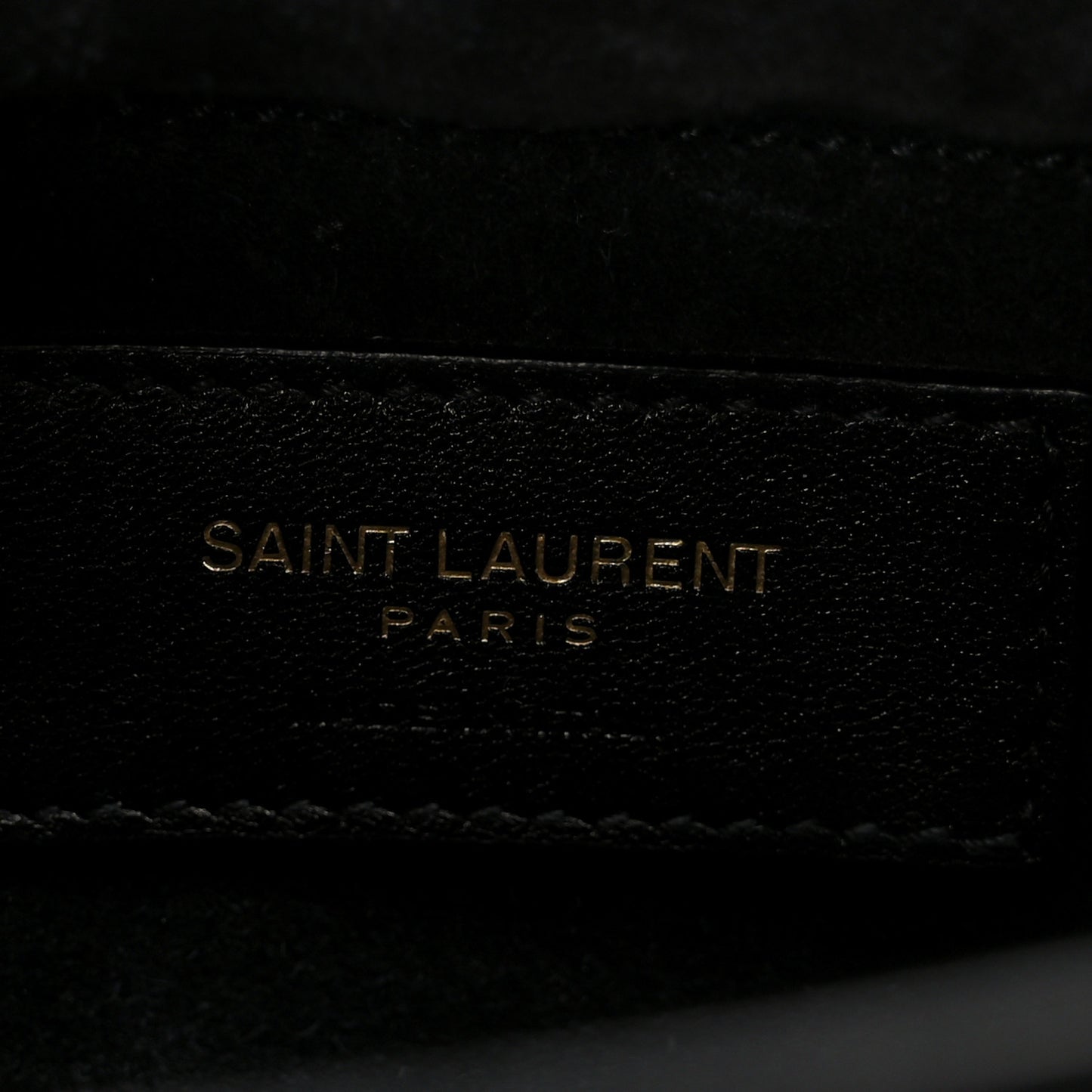 Calfskin Crocodile Embossed Large Monogram Sunset Black