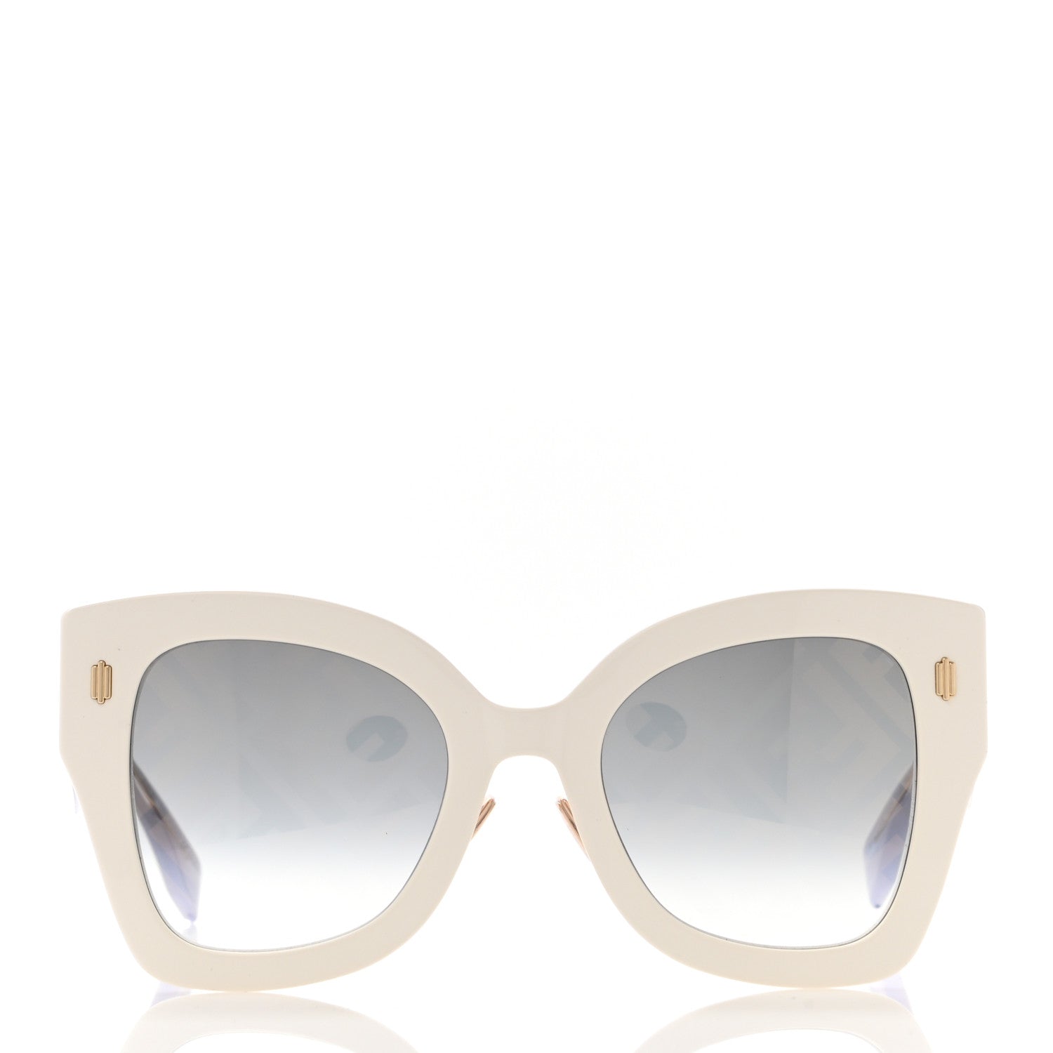 Fendi Acetate FF Sunglasses FF 0434/G/S White Gold 2 of 7