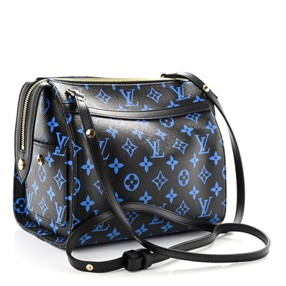 Louis Vuitton Colored Monogram Speedy Amazon PM Blue Black 3 of 9