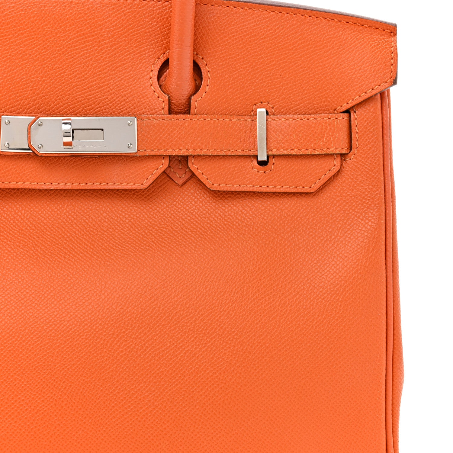 Hermes Epsom Birkin 30 Orange 8 of 19