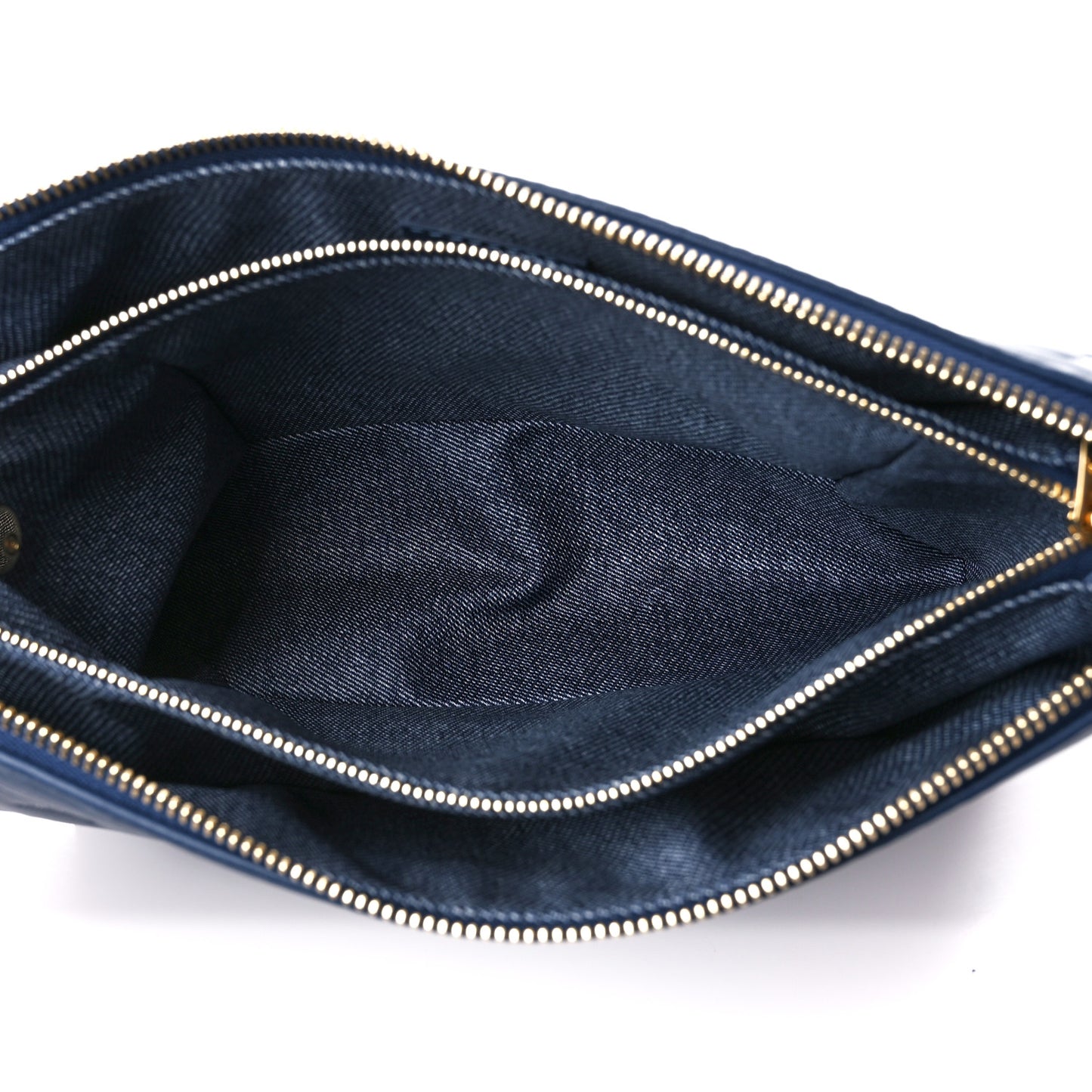 Lambskin Embossed Monogram Coussin PM Denim Blue