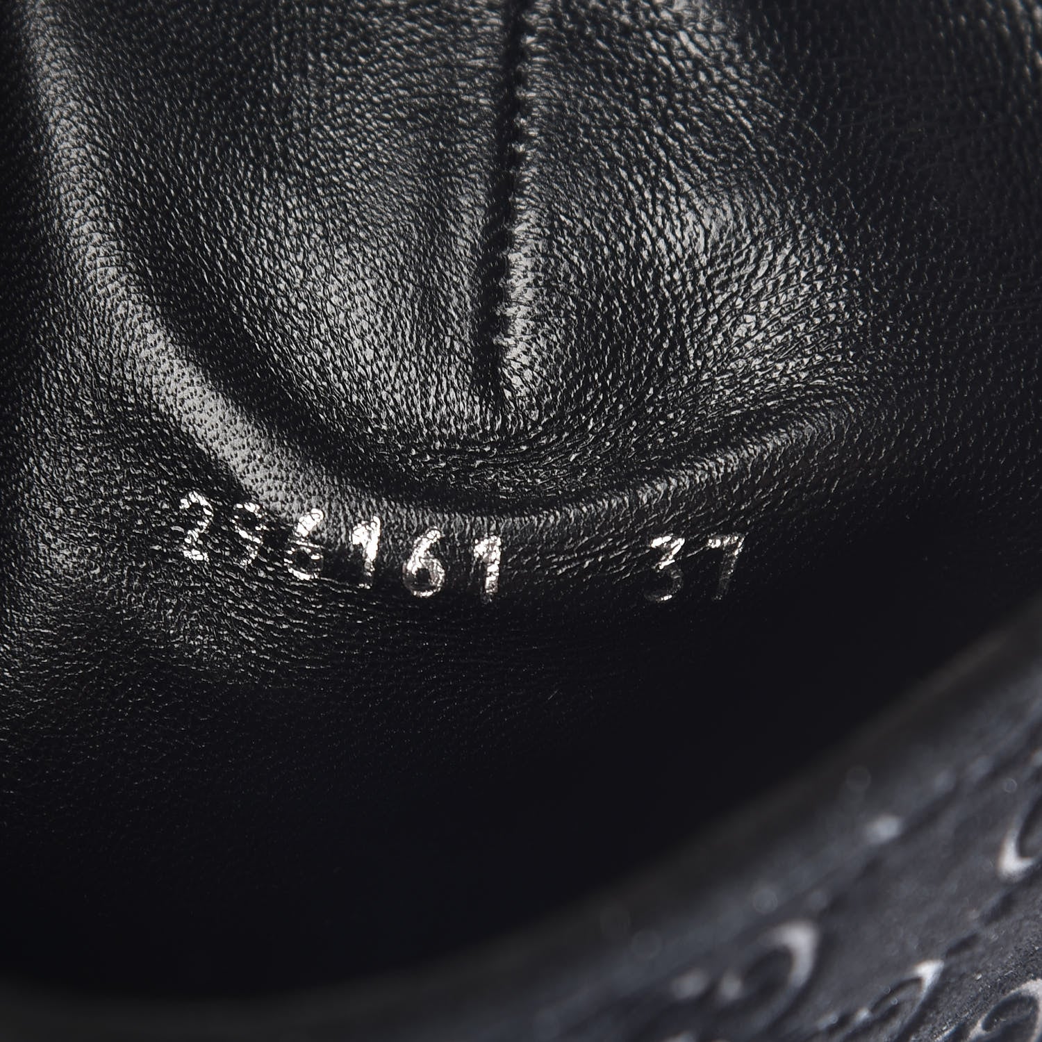 Gucci Suede Softy GG Knee High Riding Boots 37 Black 7 of 9