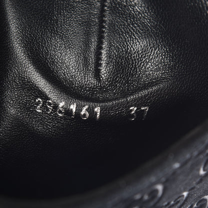 Gucci Suede Softy GG Knee High Riding Boots 37 Black 7 of 9