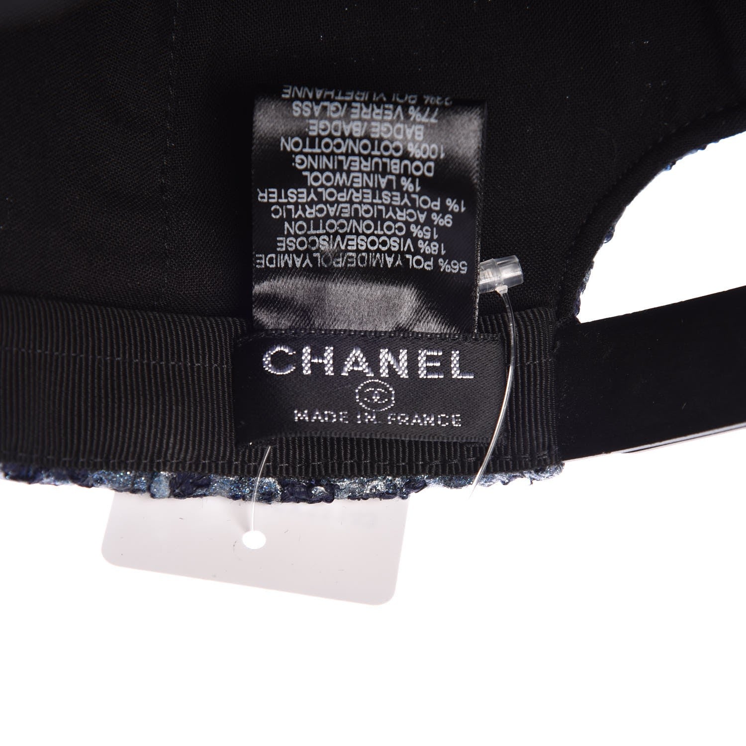 Chanel Cotton Glitter Strass Cap Hat Multicolor 6 of 8