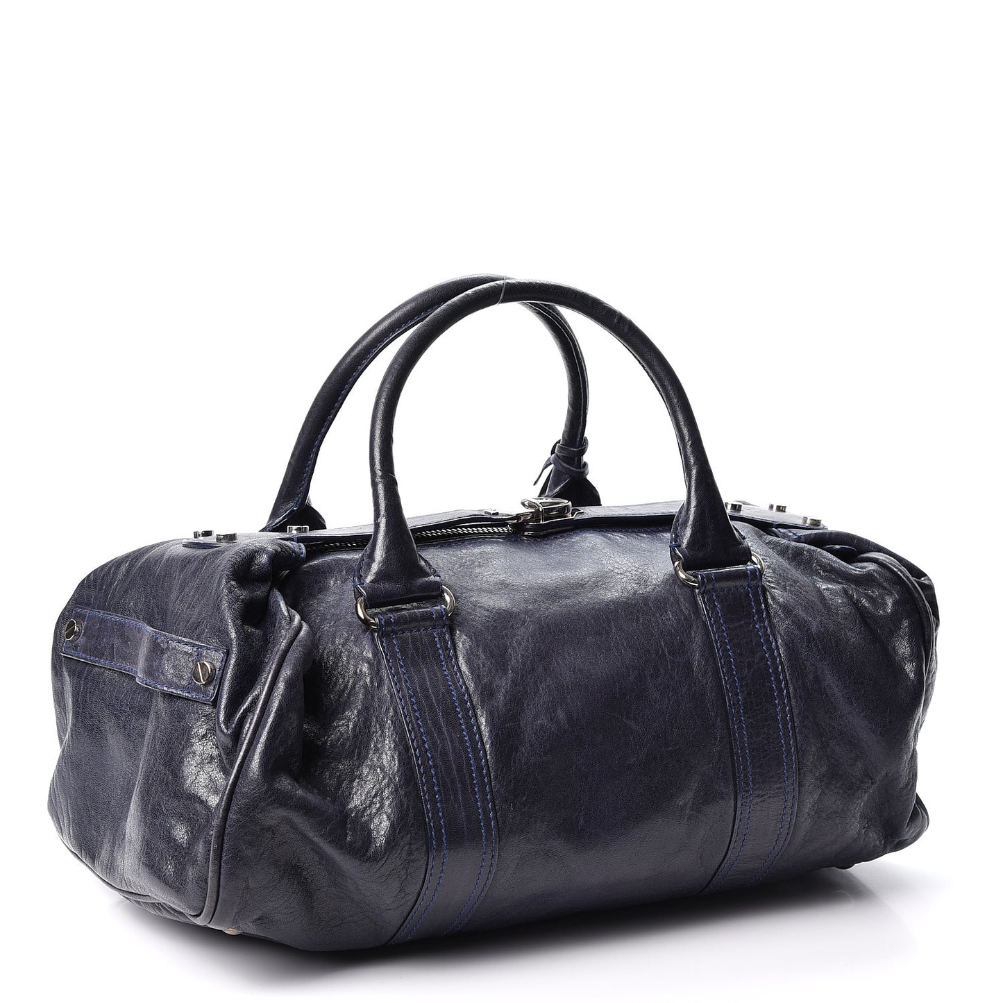 Agneau Whistle Shoulder Bag Marine