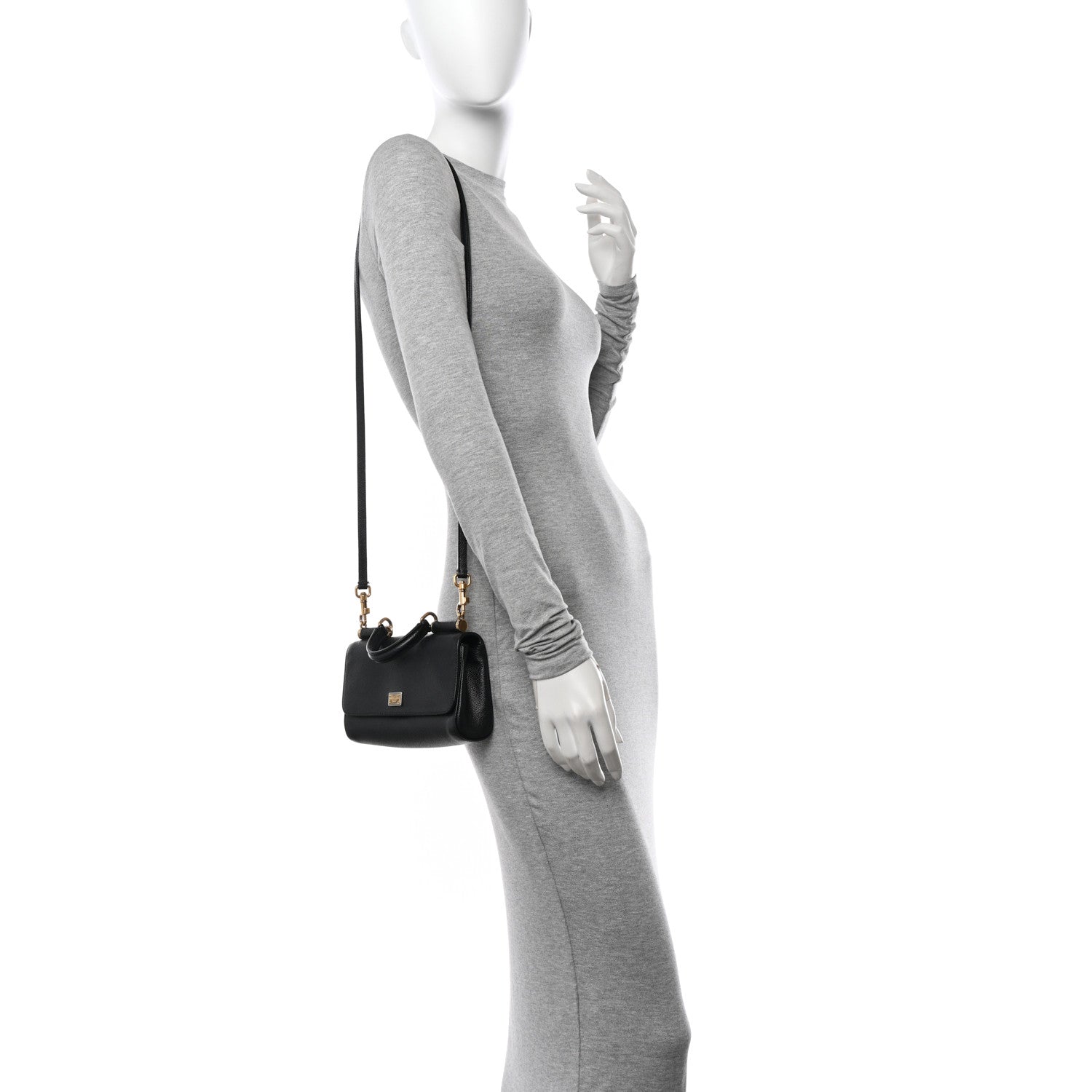 Dolce & Gabbana Dauphine Mini Miss Sicily Bag Black 2 of 13