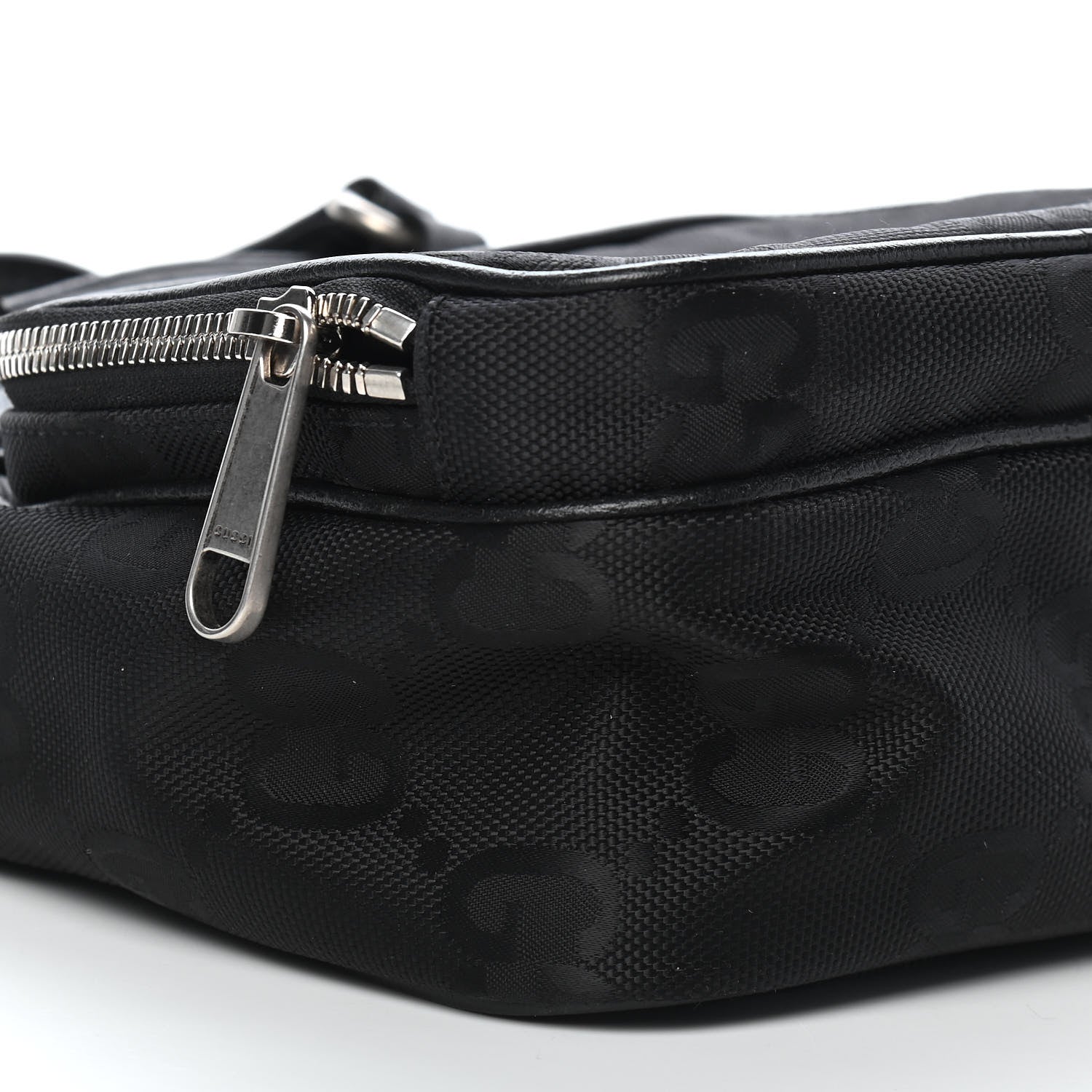 Gucci Econyl Nylon Monogram Off The Grid Shoulder Bag Black 7 of 8