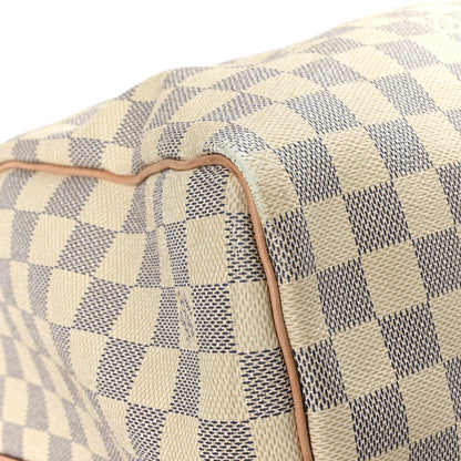 Louis Vuitton Damier Azur Keepall Bandouliere 55 7 of 10
