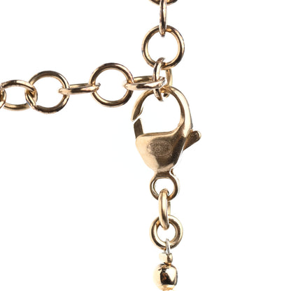 Chanel Crystal Pearl CC Choker Necklace Gold Multicolor 4 of 4