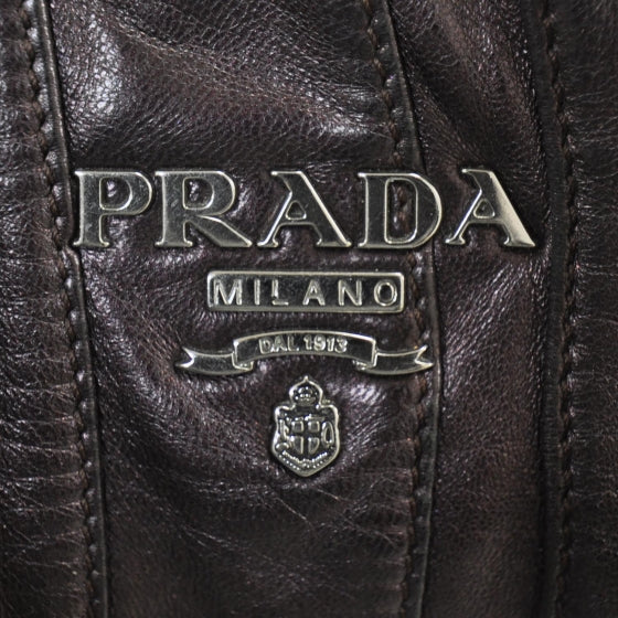 Prada Nappa Mordore Stripes Shoulder Bag Ribes 12 of 12