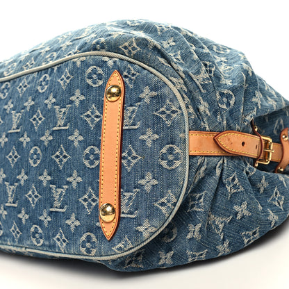 Louis Vuitton Denim Mahina XL Blue 9 of 13