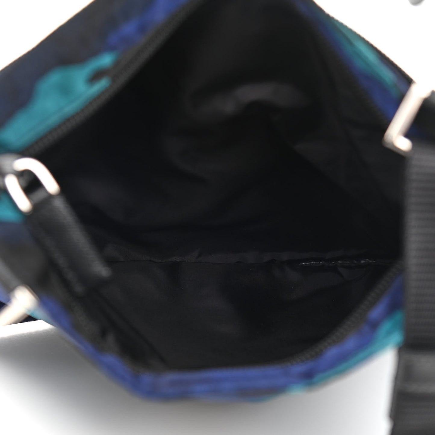 Tessuto Nylon Camouflage Flat Messenger Royal