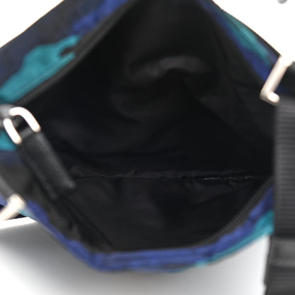 Prada Tessuto Nylon Camouflage Flat Messenger Royal 5 of 12