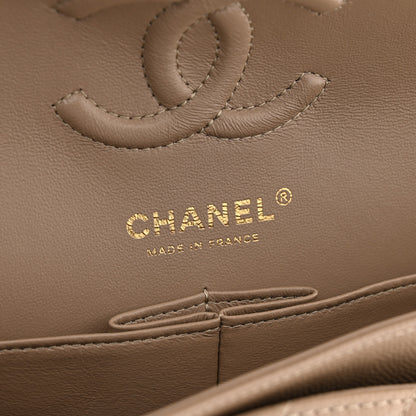 Chanel Caviar Quilted Small Double Flap Dark Beige 6 of 11