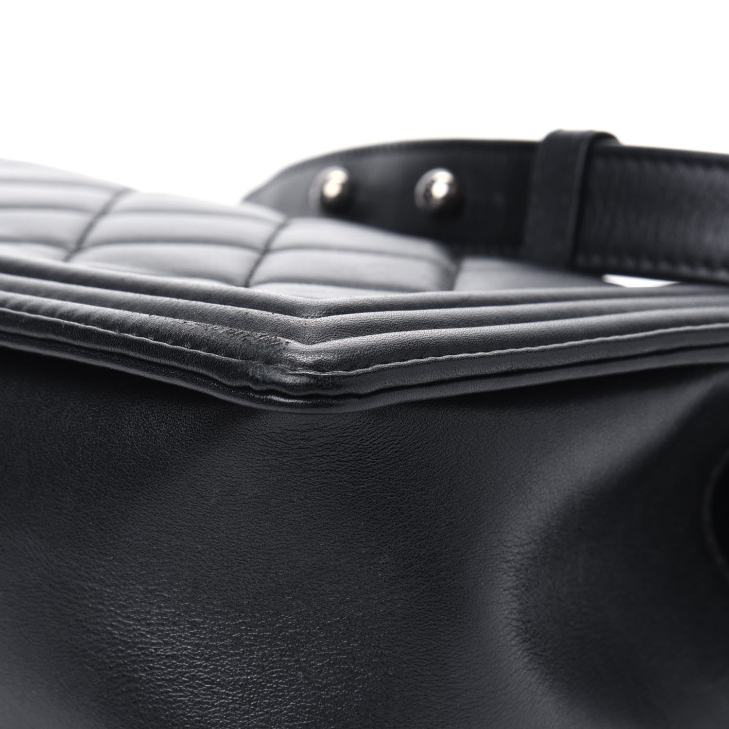 Chanel Calfskin Quilted Medium Boy Flap Black 14 of 16