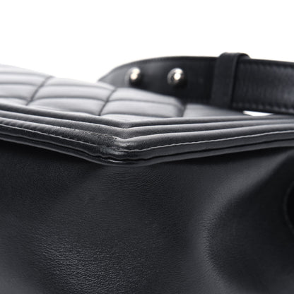 Chanel Calfskin Quilted Medium Boy Flap Black 14 of 16