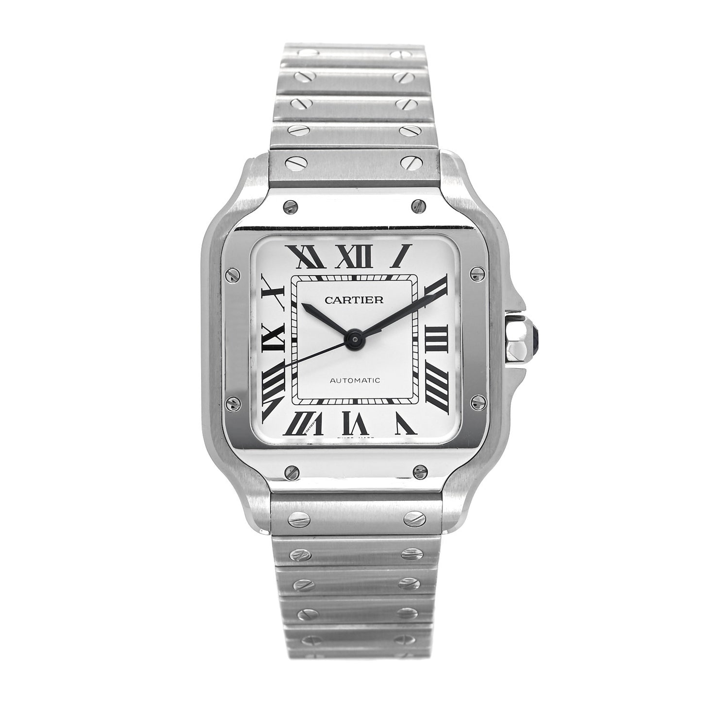 Stainless Steel 35mm Santos de Cartier Automatic Watch