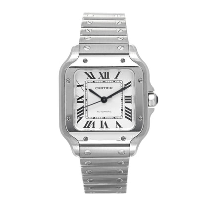 Cartier Stainless Steel 35mm Santos de Cartier Automatic Watch 1 of 6