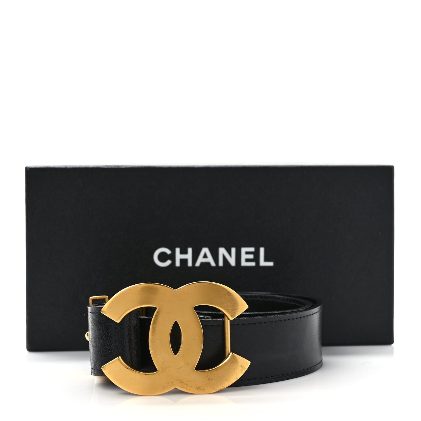 Calfskin CC Belt 85 34 Black