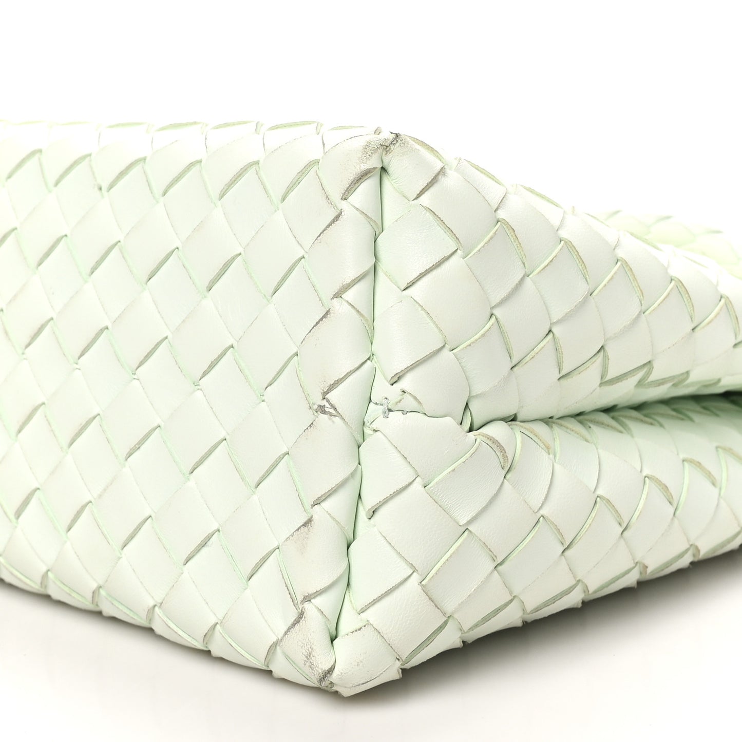 Nappa Intrecciato Medium Andiamo Shoulder Bag Glacier