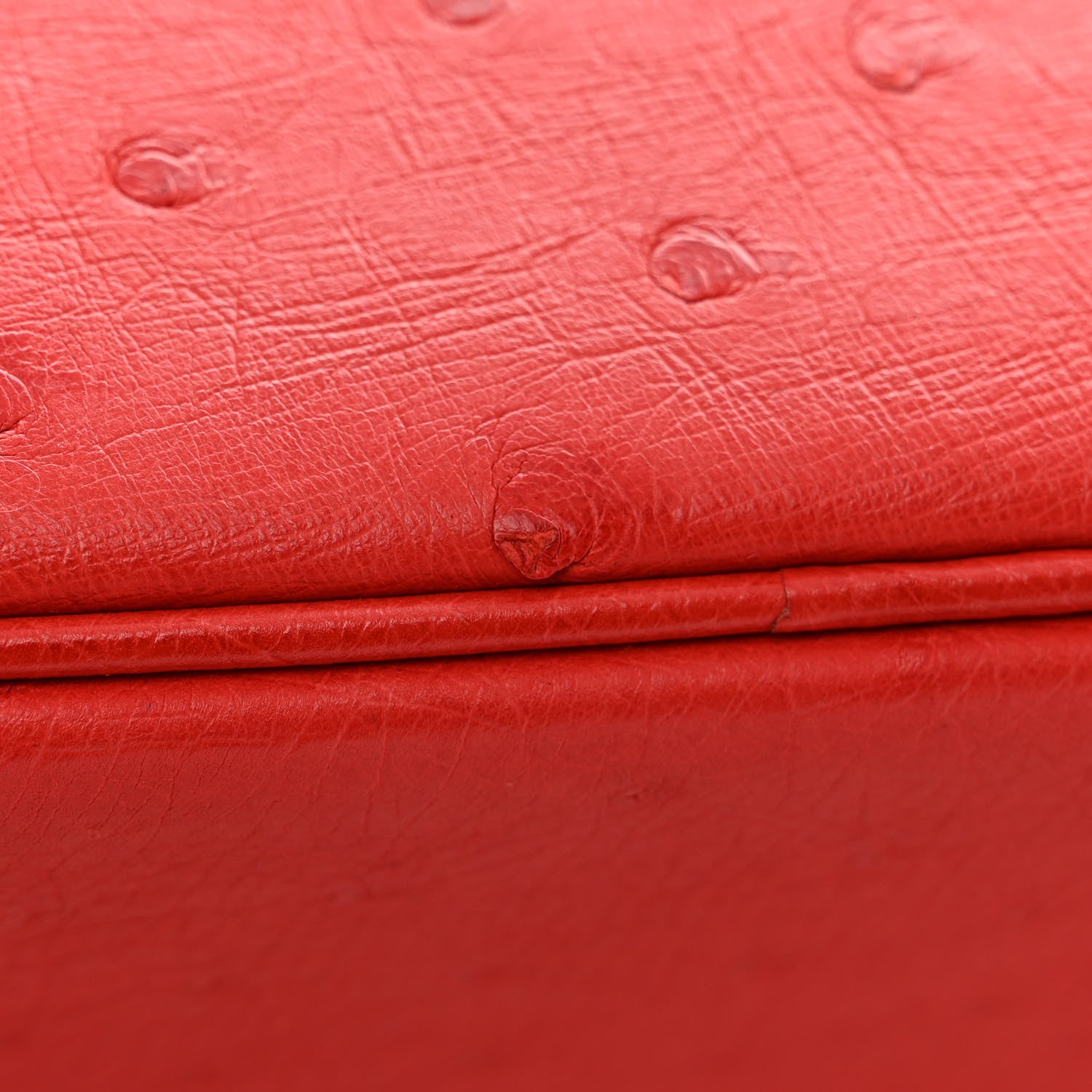 Hermes Ostrich Birkin 30 Rouge Vif 13 of 14