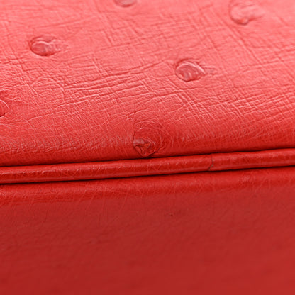 Hermes Ostrich Birkin 30 Rouge Vif 13 of 14